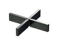 GS Terrassen Spárovací křížky 3 mm, výška 15 mm, černá, 40 ks