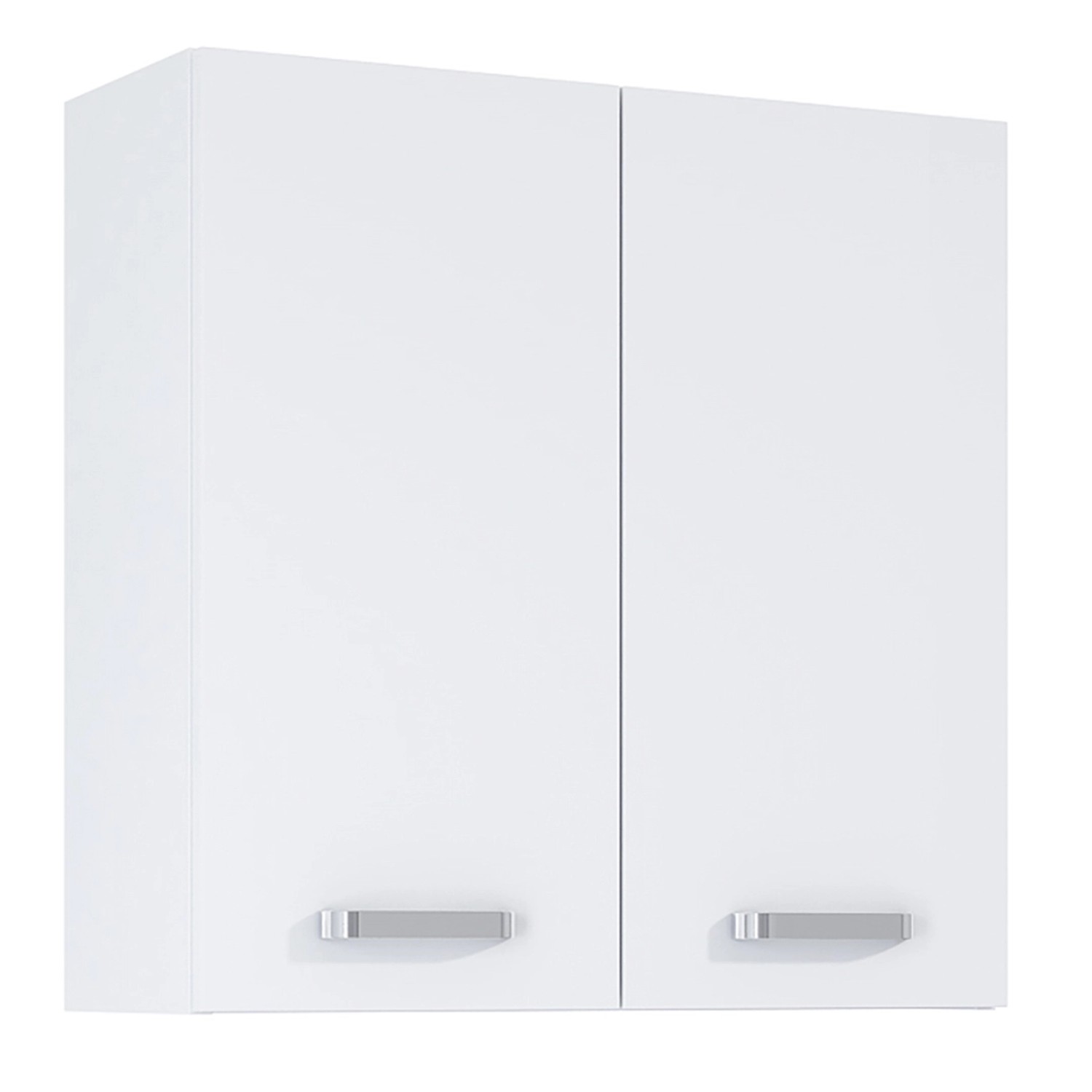 Maximus Závěsná koupelnová skříňka Eve, 2 dvířka, lesklá bílá, 60 cm