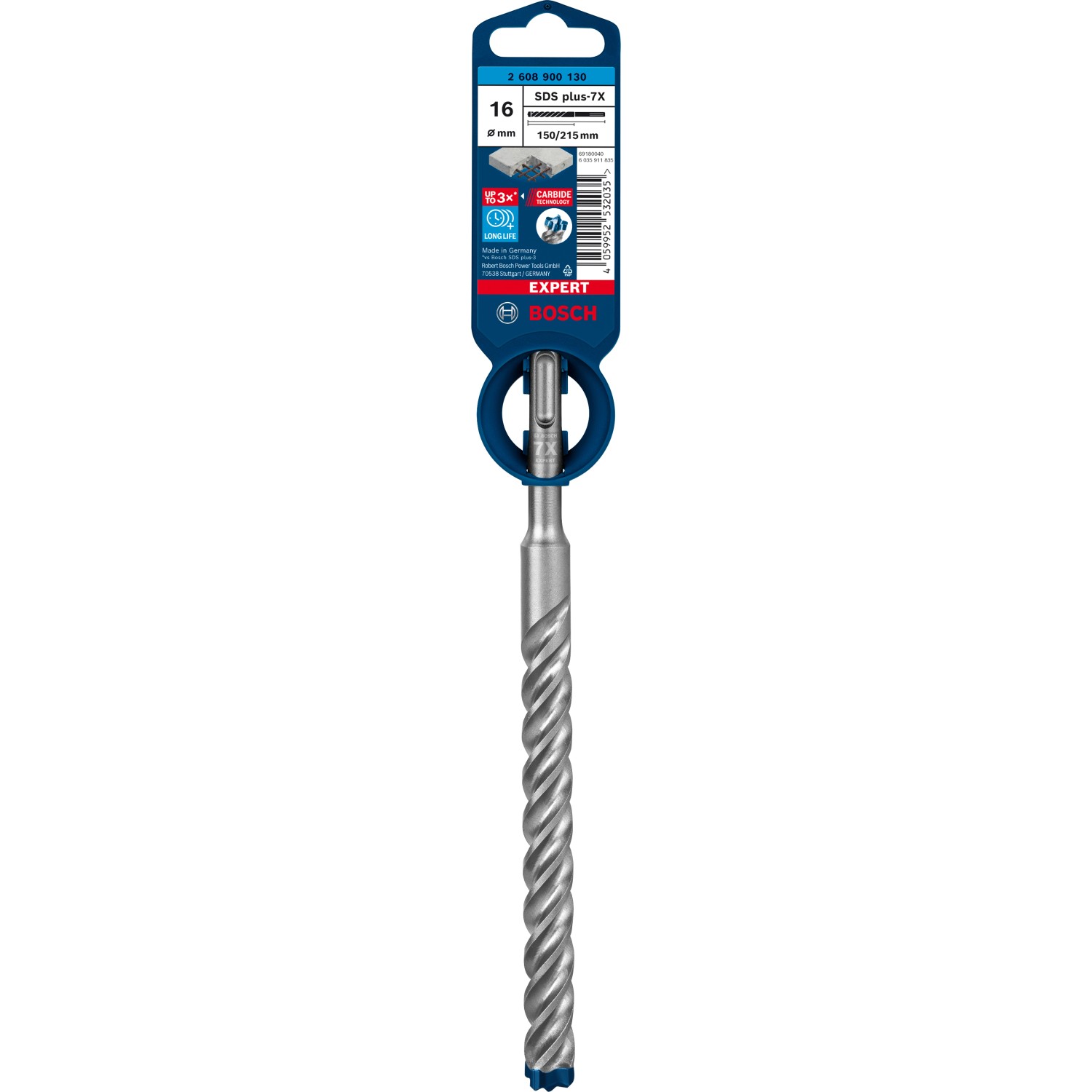 Bosch Vrták do betonu Expert SDS PLUS-7X pr. 16 x 150/215 mm