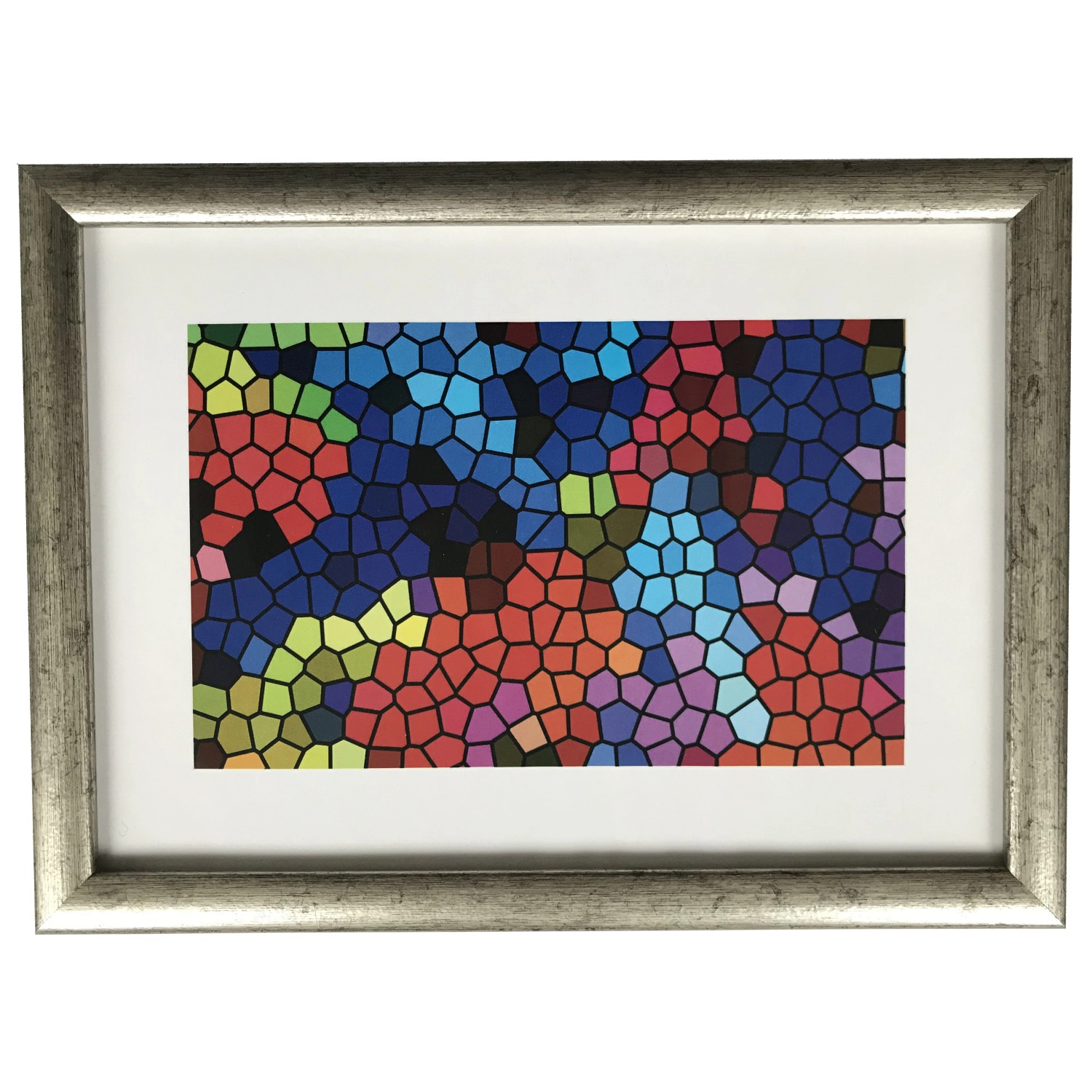 Bondecor Fotorámeček plastový, lišta 16/11 mm, stříbrný, 24 x 30 cm