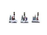 Koopman Vánoční LED vesnička teplá bílá různé druhy 98 x 57 x 120 mm