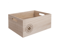 Dřevěná bedýnka HOME 31 x 21 x 13 cm