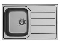 PYRAMIS Nerezový dřez ATHENA 1B 1D hladký - Satin 79 x 50 cm PYRAMIS Nerezový dřez ATHENA 1B 1D hladký - Satin 79 x 50 cm