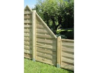 Plotový prvek Hamburg zkosený tlakově impregnovaný 90 x 180 cm