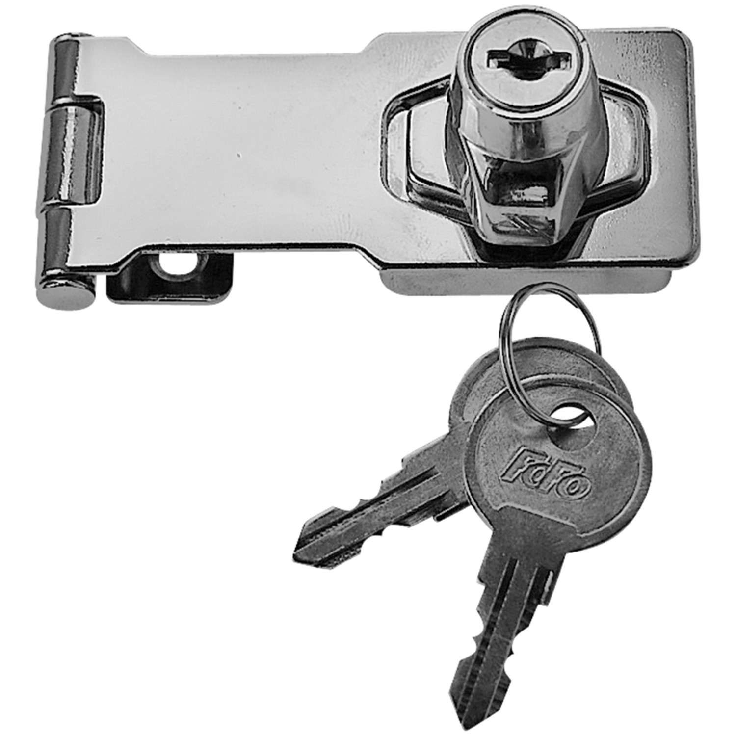 Satos Petlice uzamykatelná, chrom, 76 mm