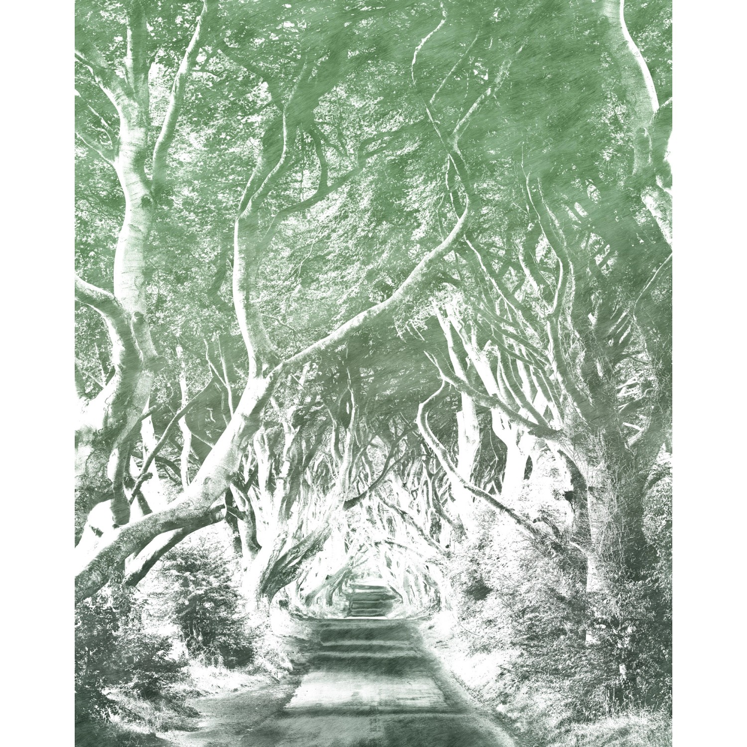 Komar Vliesová fototapeta Alley Graphite 200 x 250 cm