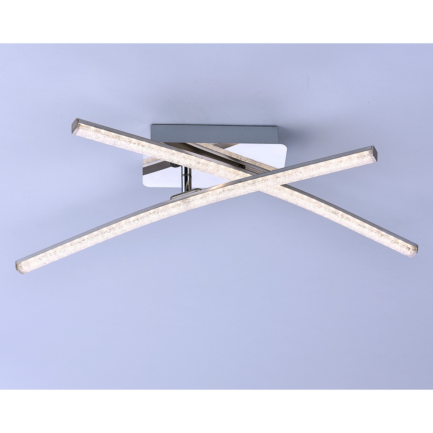 Stropní LED svítidlo Simon chrom