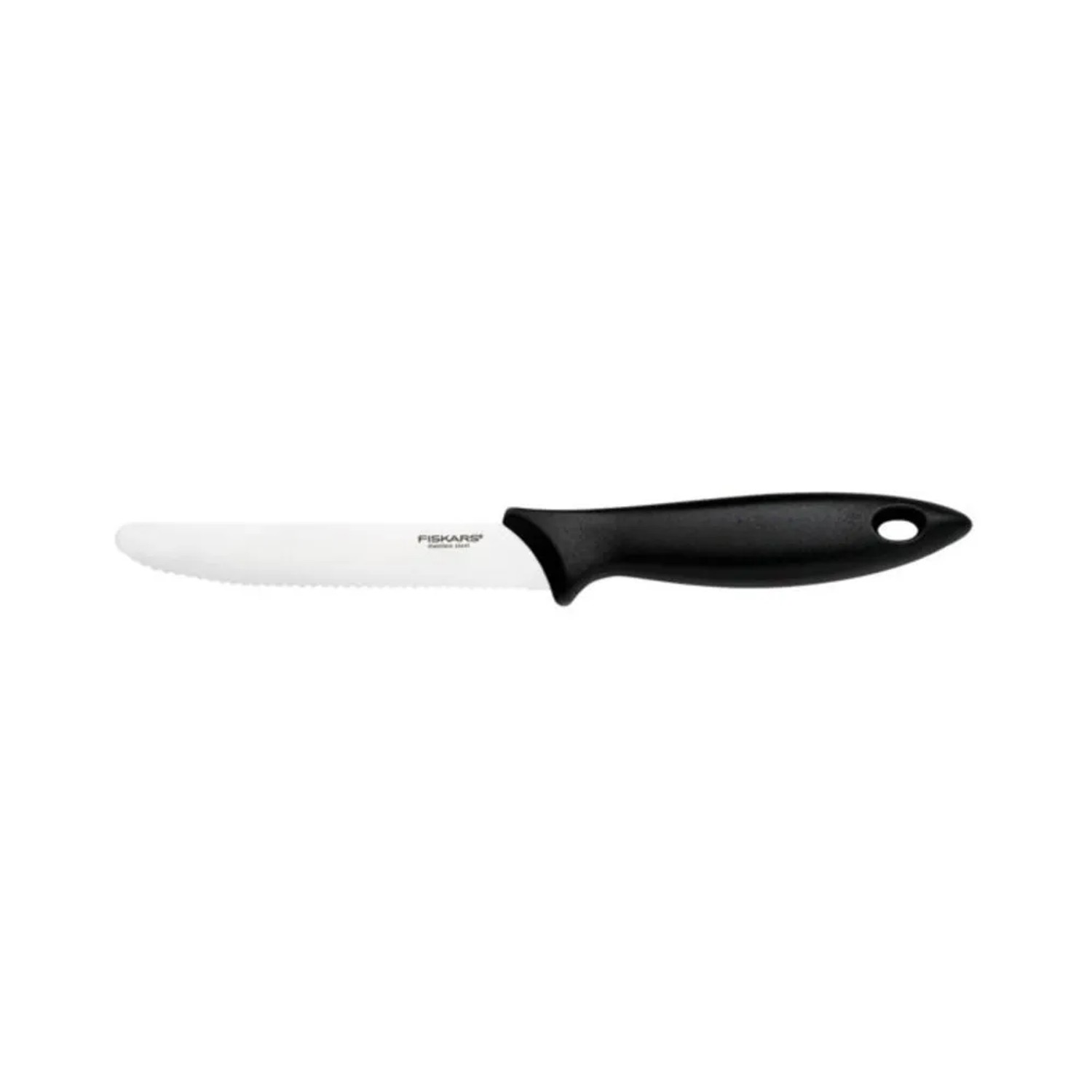 Kuchyňský nůž Fiskars Essential - zoubkované ostří, 12 cm
