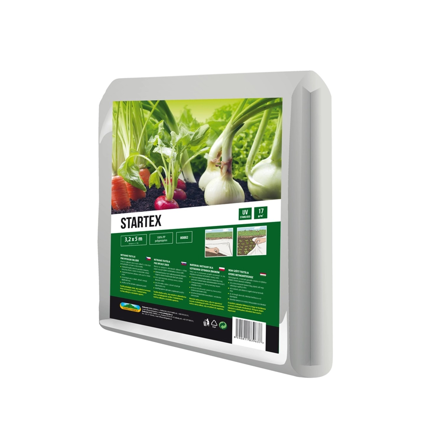 Textilie 3,2 x 5 m / k rychlení / bílá