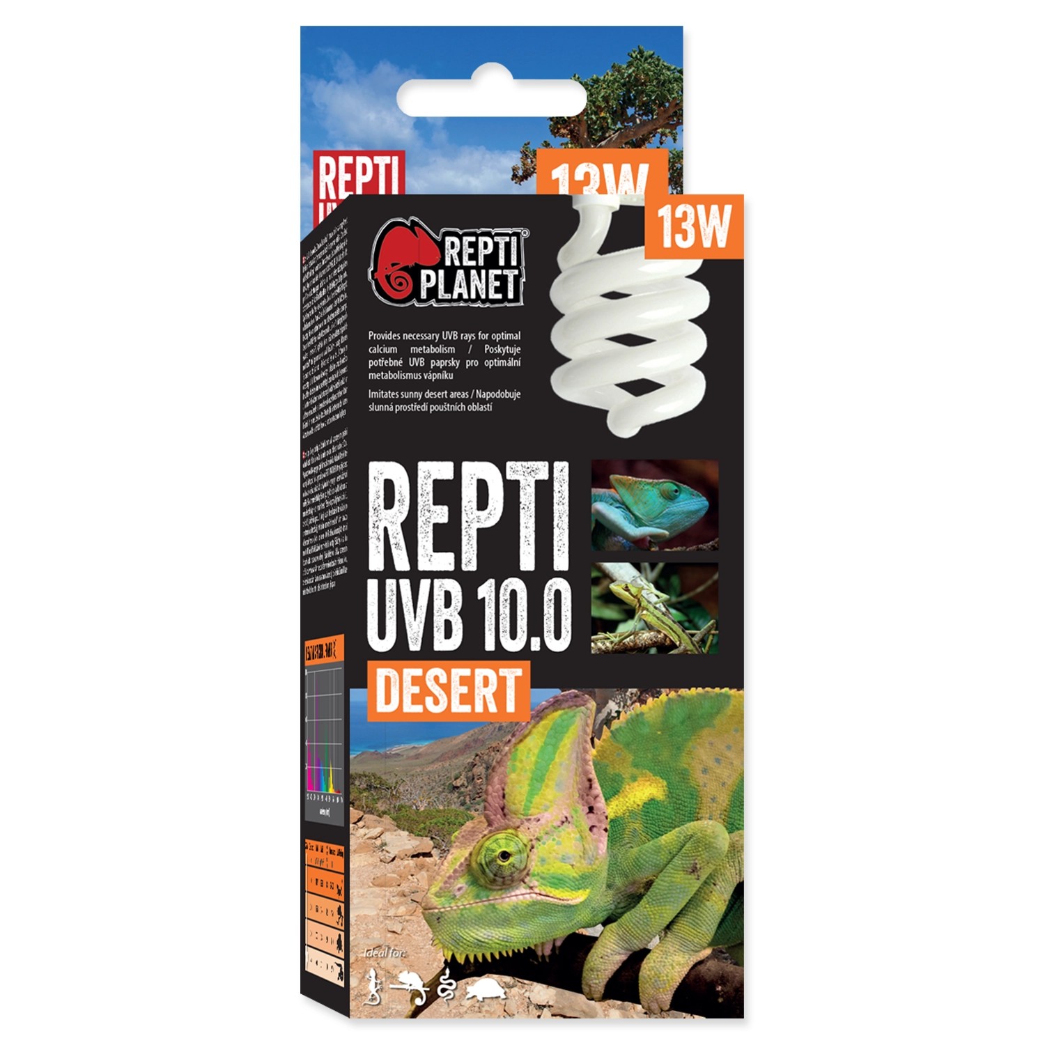 Levně Repti Planet Žárovka Repti UVB 10.0 Desert 13 W