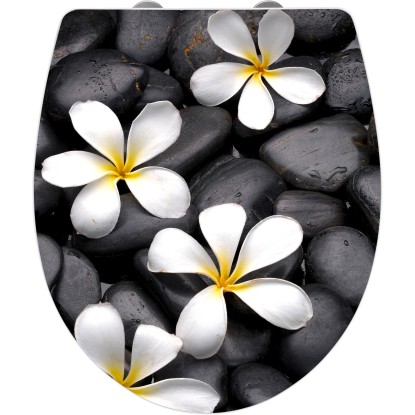 Wenko WC sedátko vysoký lesk akryl automatické sklápění Bloom