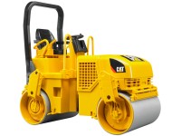 Bruder Tandemový vibrační válec Cat, žlutý, 18 x 9,2 x 17,5 cm