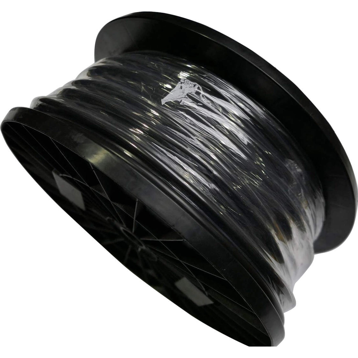 Silový kabel kulatý CYKY-J 2x1,5 mm, černá (cívka) - metráž