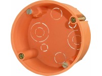 Elektroinstalační krabice do dutých stěn průměr 68 mm x 35 mm IP30 oranžová