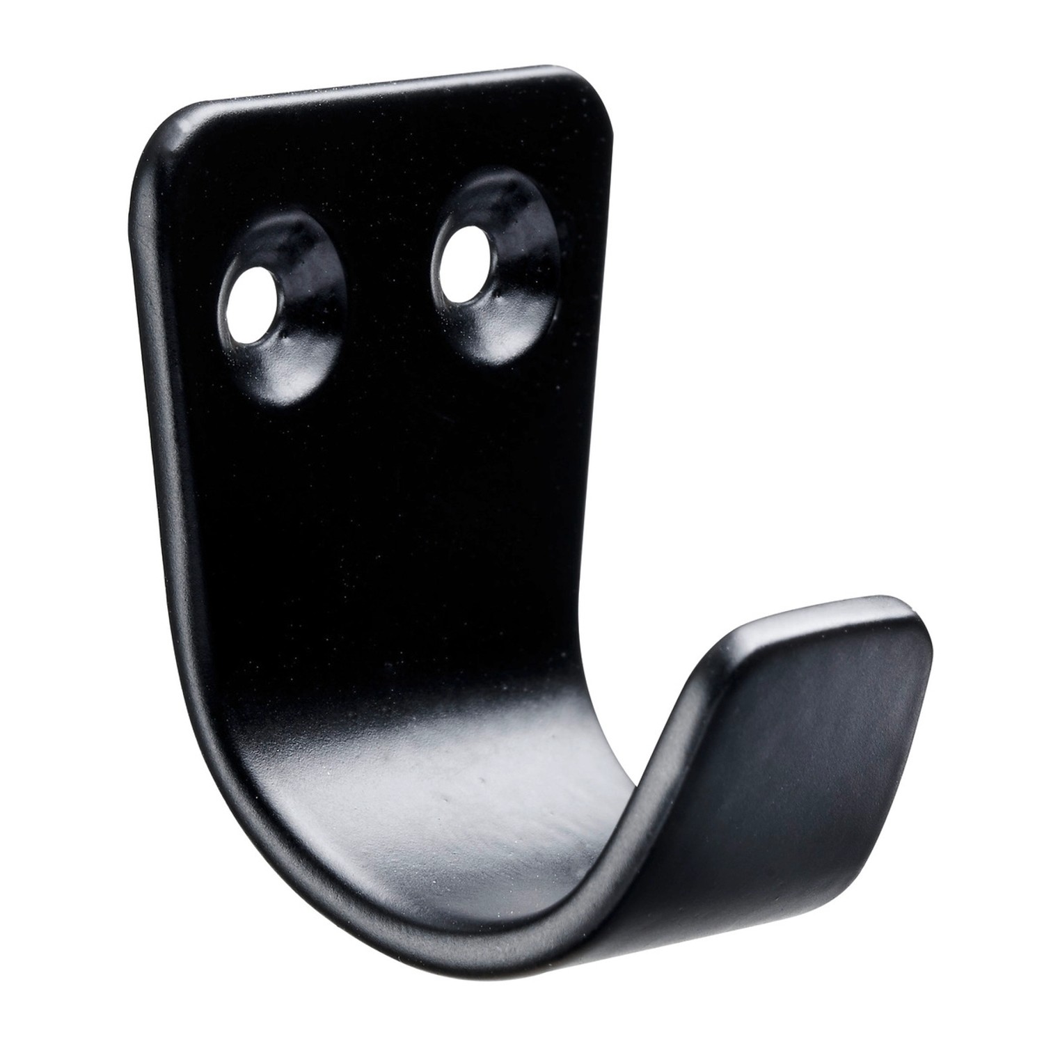 Hettich Dekorativní háček BUDGET z oceli, černý matný 31 x 22 x 25 mm