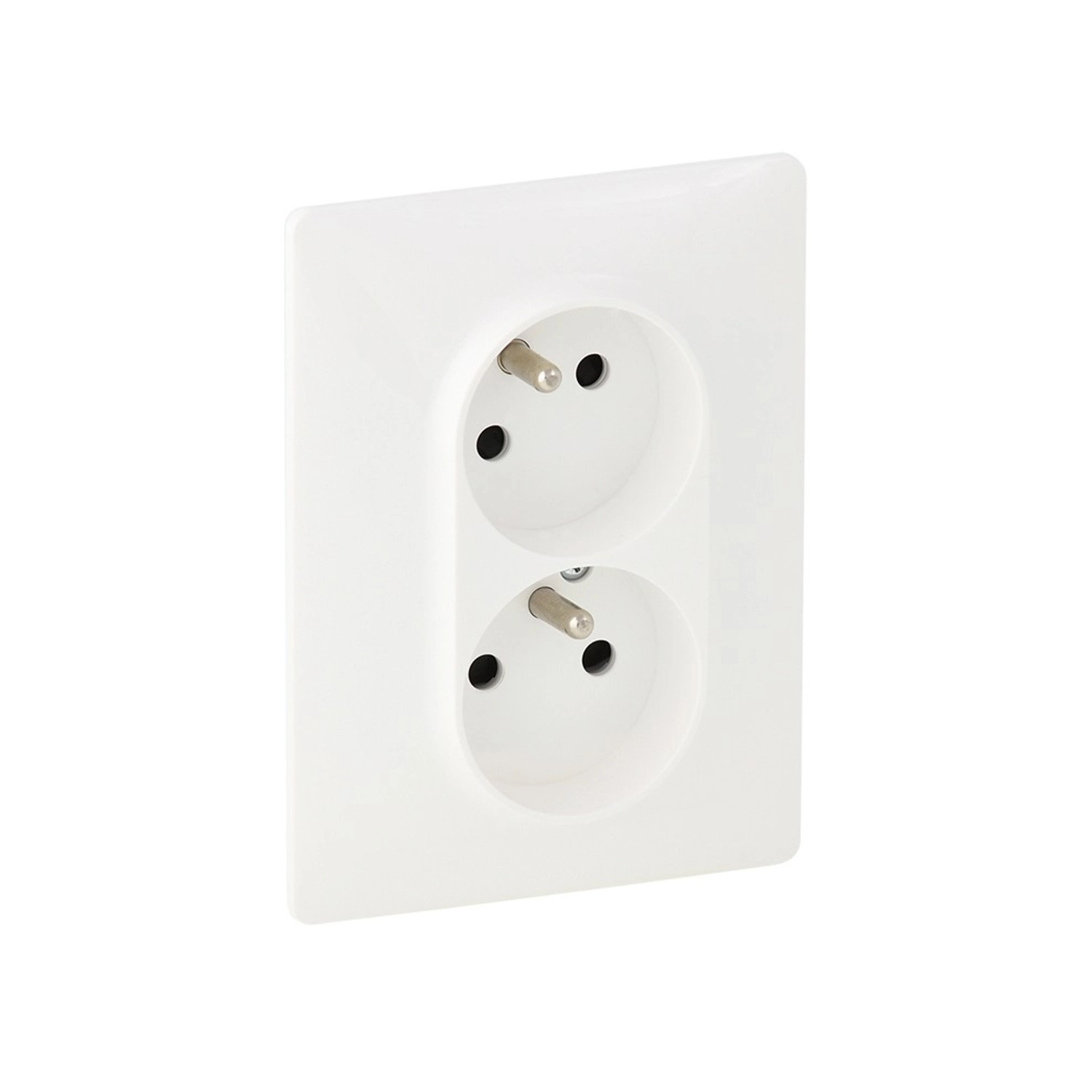 Legrand Dvojzásuvka Valena Life 2x2P + T, 16 A - 250 V, bílá