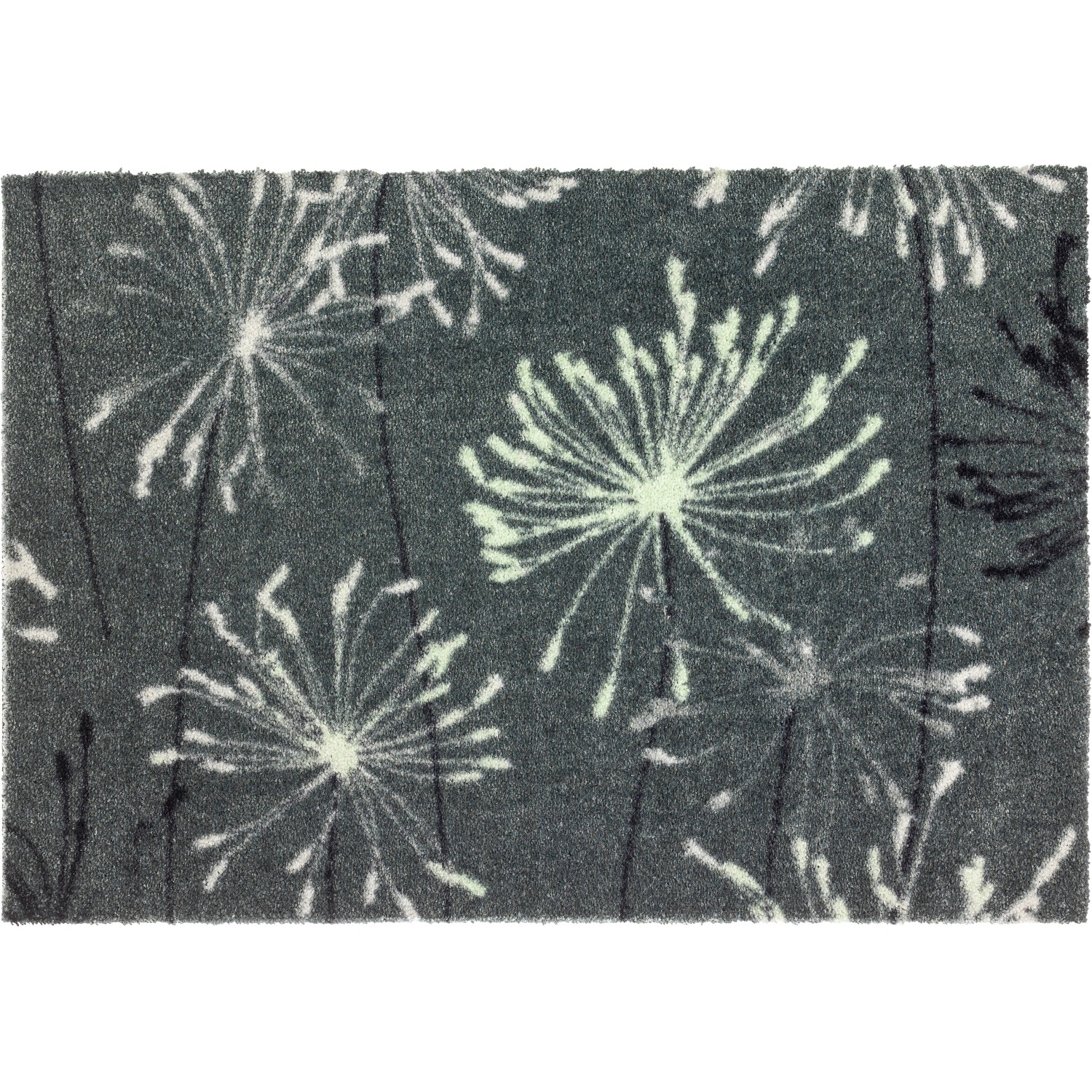 Schöner Wohnen Rohožka před dveře Manhattan, pampeliš. šedá/máta, 67 x 100 cm