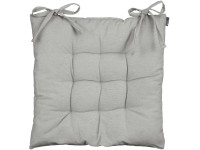 In the Mood Podsedák s látkovými šňůrkami Paddy, světle šedá, 46 x 46 x 7 cm