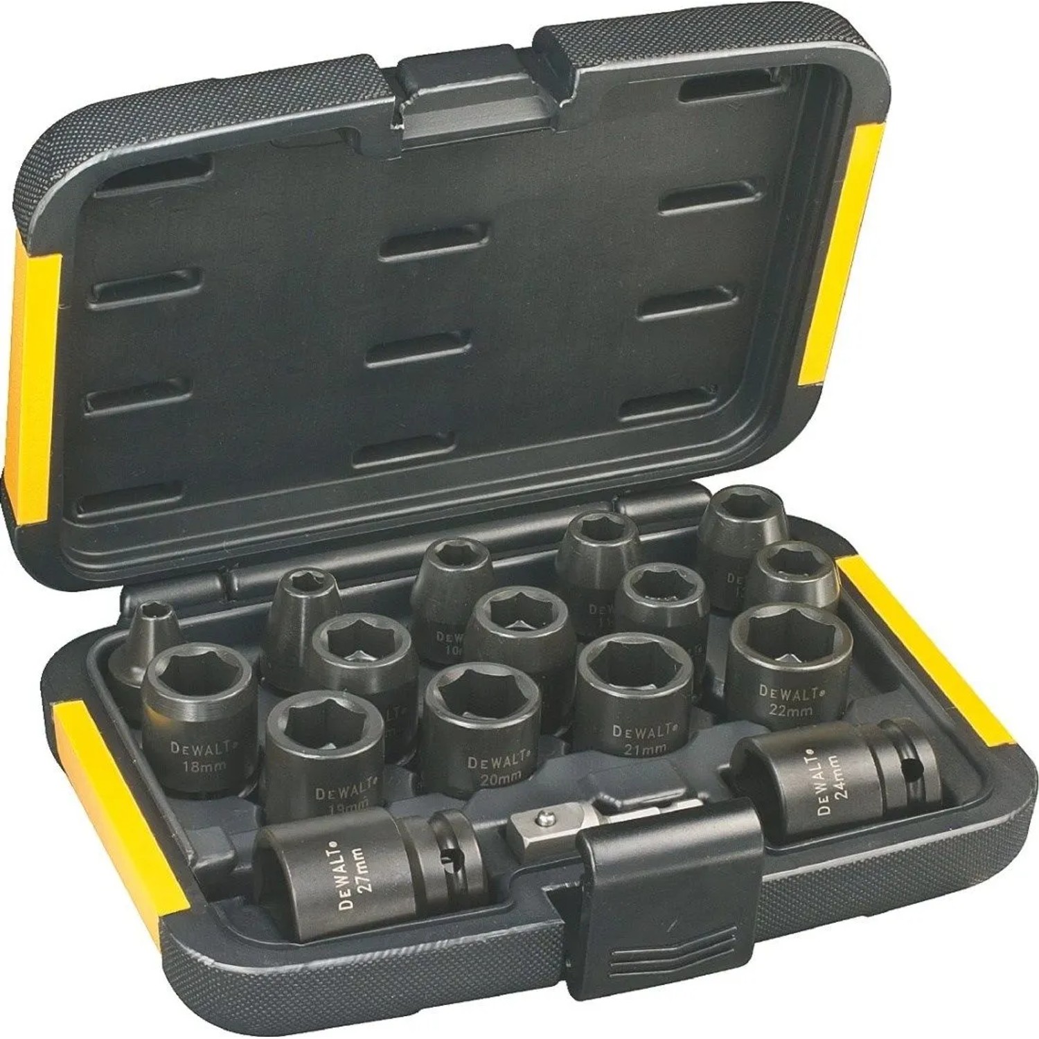 DeWALT Sada pro rázové utahováky 1/2", 17-dílná