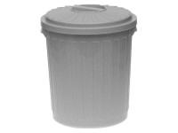 Keeper Nádoba na odpadky ve tvaru popelnice malá, stříbrná, 7 l Keeper Nádoba na odpadky ve tvaru popelnice malá, stříbrná, 7 l