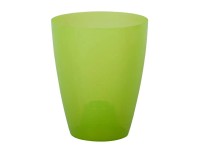 Obal Orchidea laky plastový, transparentní zelená, pr. 12 cm