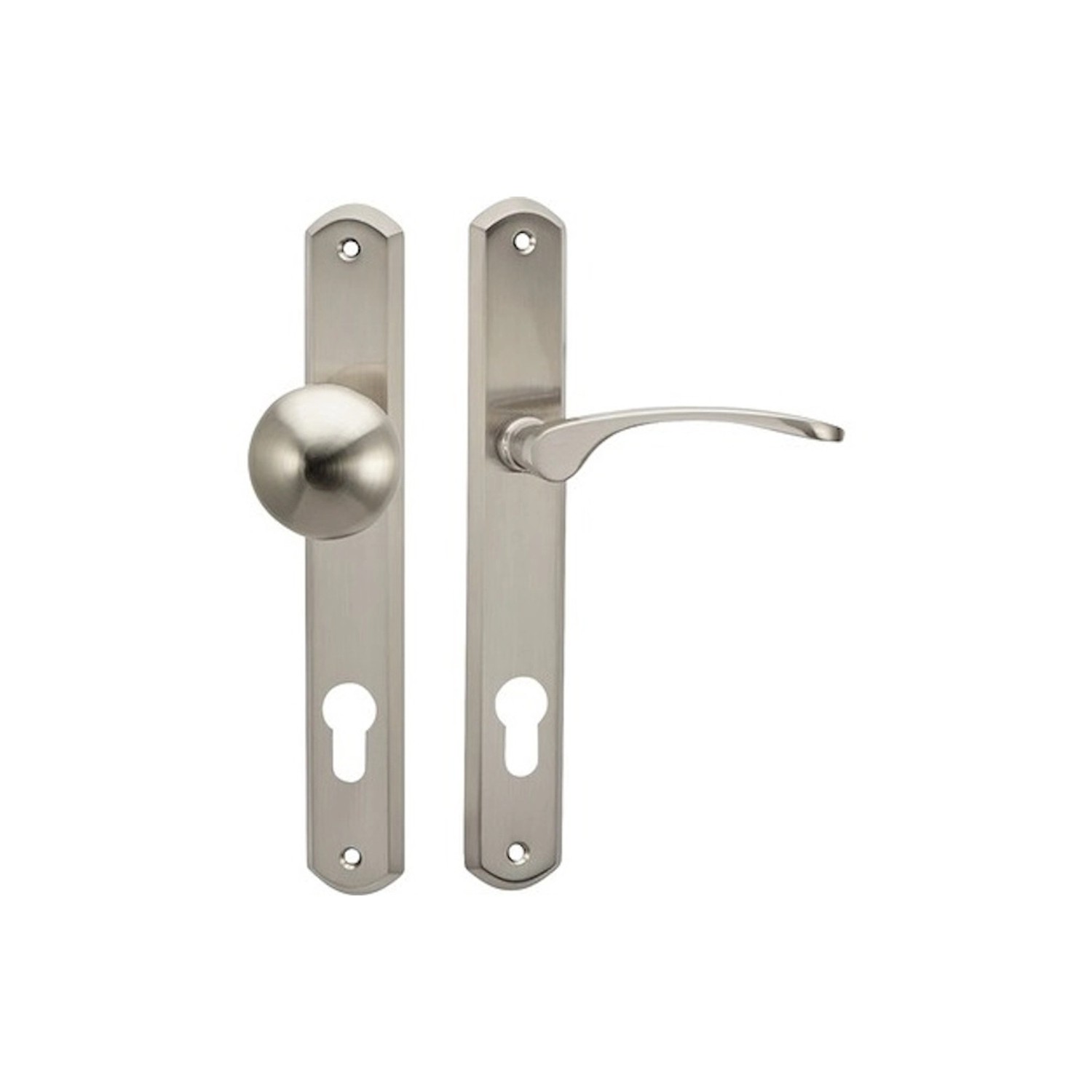 Klika LAURA PZ72 P nikl/satén