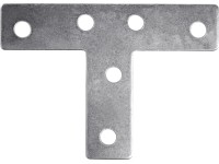 Plochý spojovací úhelník ve tvaru T, pozinkovaný, 70 mm x 35 mm x 15 mm