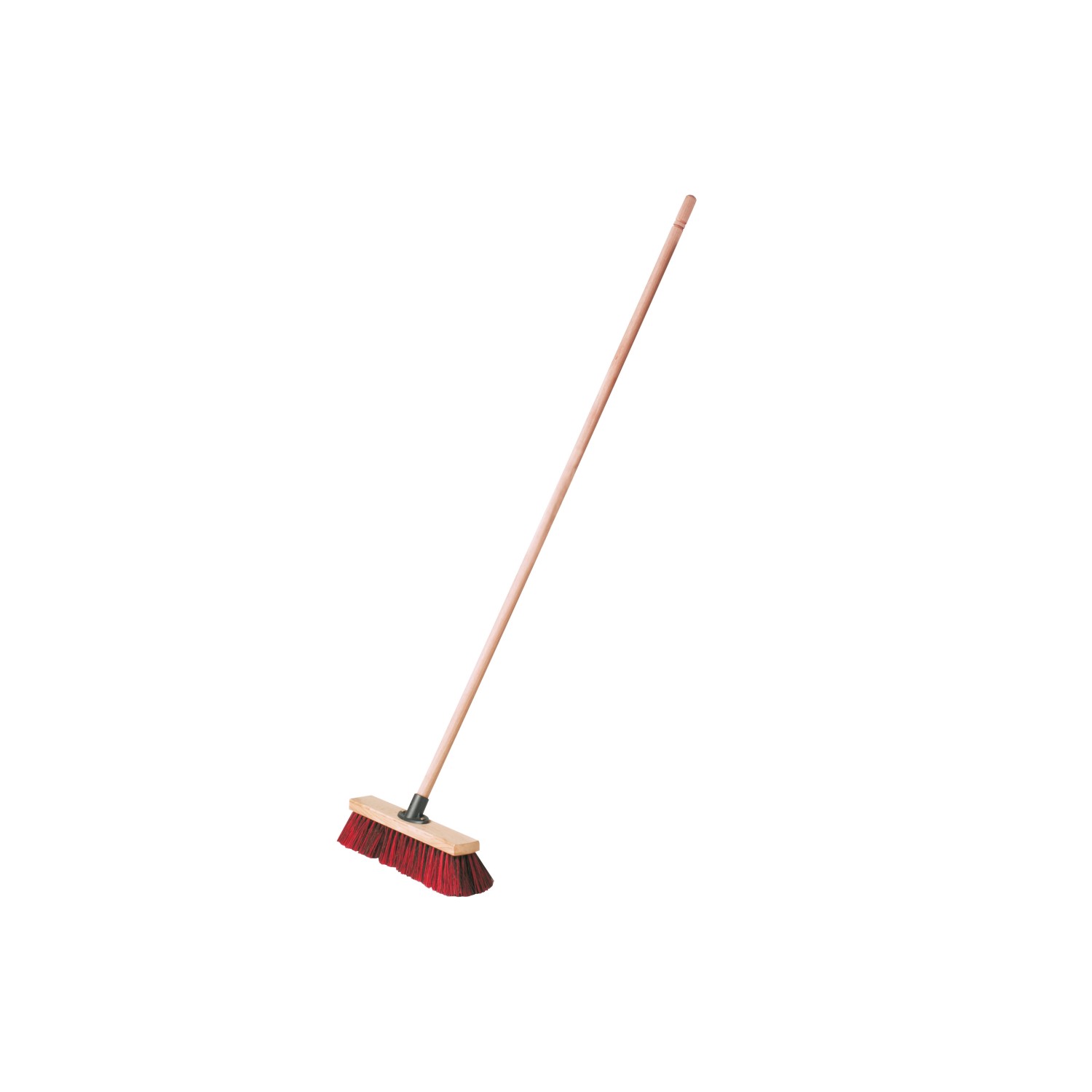 LUX Sálový smeták 40 cm dřevěný Elaston - Arenga Power-Stick