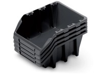 Kistenberg Set 4 úložných boxů Bineer 30 Long KBILS30 černá 30 x 20 x 13,3 cm