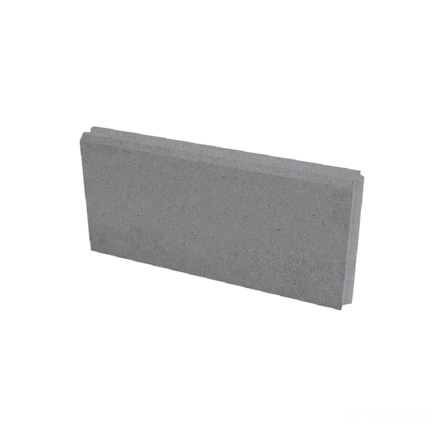 DITON Záhonový obrubník půlka přírodní 50 x 5 x 20 cm