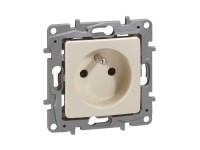 Legrand Zásuvka Niloé 2P + T bez dětské ochrany, 16 A - 250 V, béžová Legrand Zásuvka Niloé 2P + T bez dětské ochrany, 16 A - 250 V, béžová