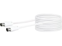 Schwaiger Anténní připojovací kabel, 75 dB, bílá, 15 m