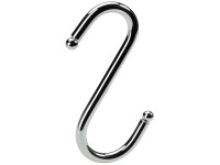 Hettich S-háček pro relingové tyče o průměru 4,5 mm chromovaný Hettich S-háček pro relingové tyče o průměru 4,5 mm chromovaný