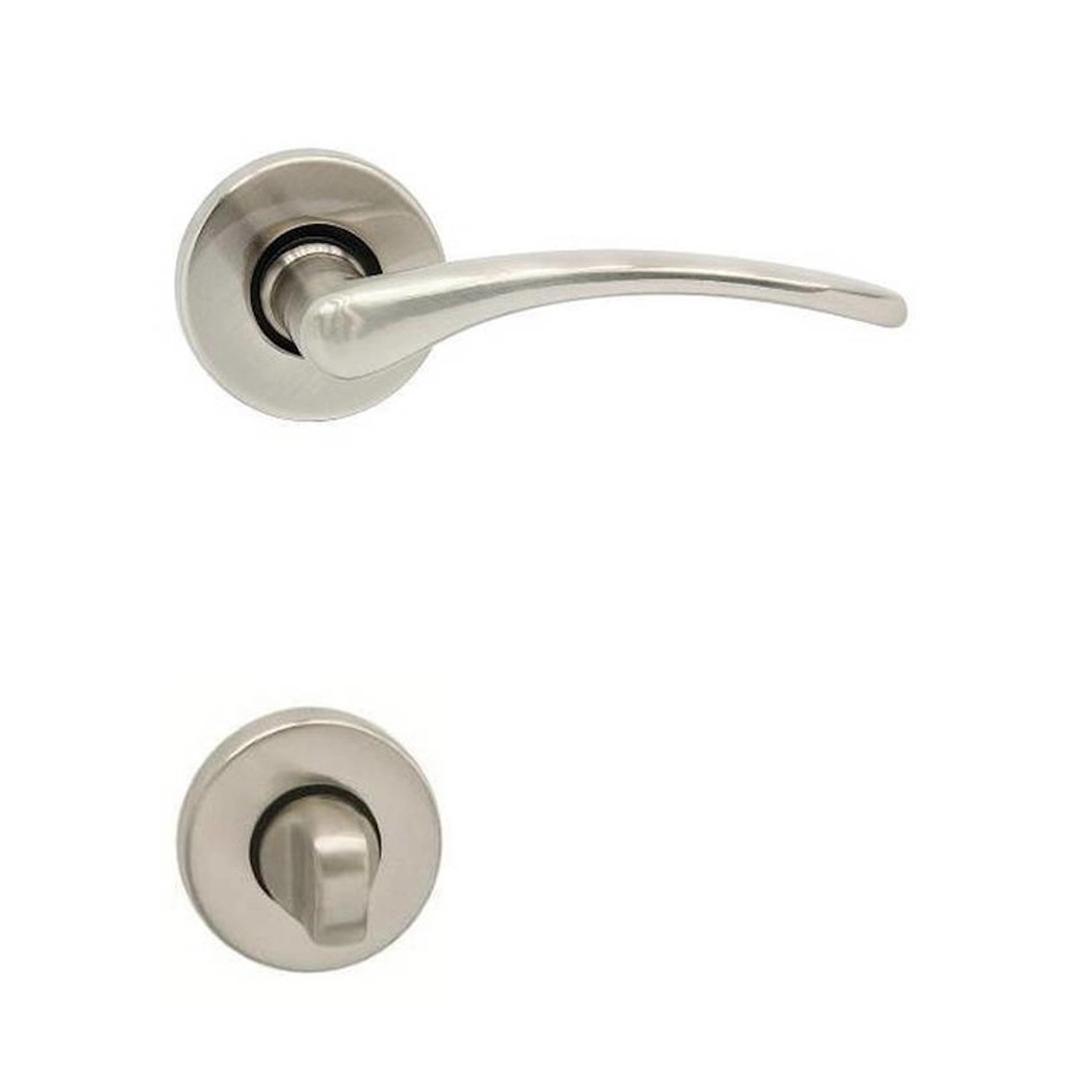 Cobra Rozetové dveřní kování ZEUS-R WC, matný nikl