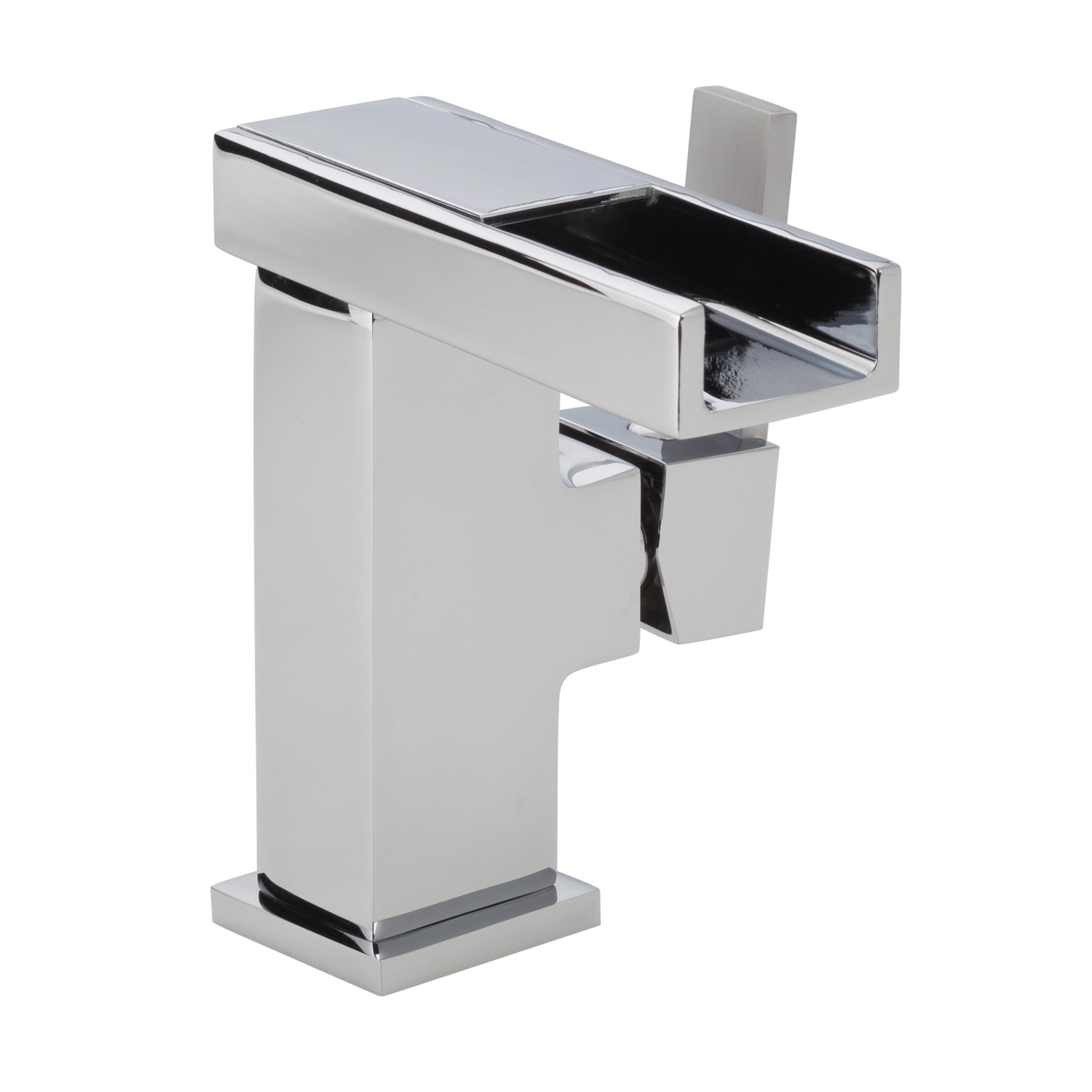 OBI Stojánková páková umyvadlová baterie Malleo s LED a efektem vzhledu vodopádu