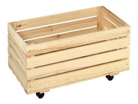 OBI Pojízdná dřevěná přepravka