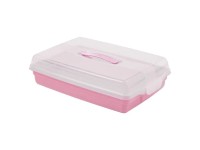 Curver Party box s poklopem růžový 45 x 11 x 30 cm Curver Party box s poklopem růžový 45 x 11 x 30 cm