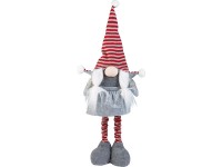 OBI Santa Claus z látky s natahovacíma nohama 2 různé druhy