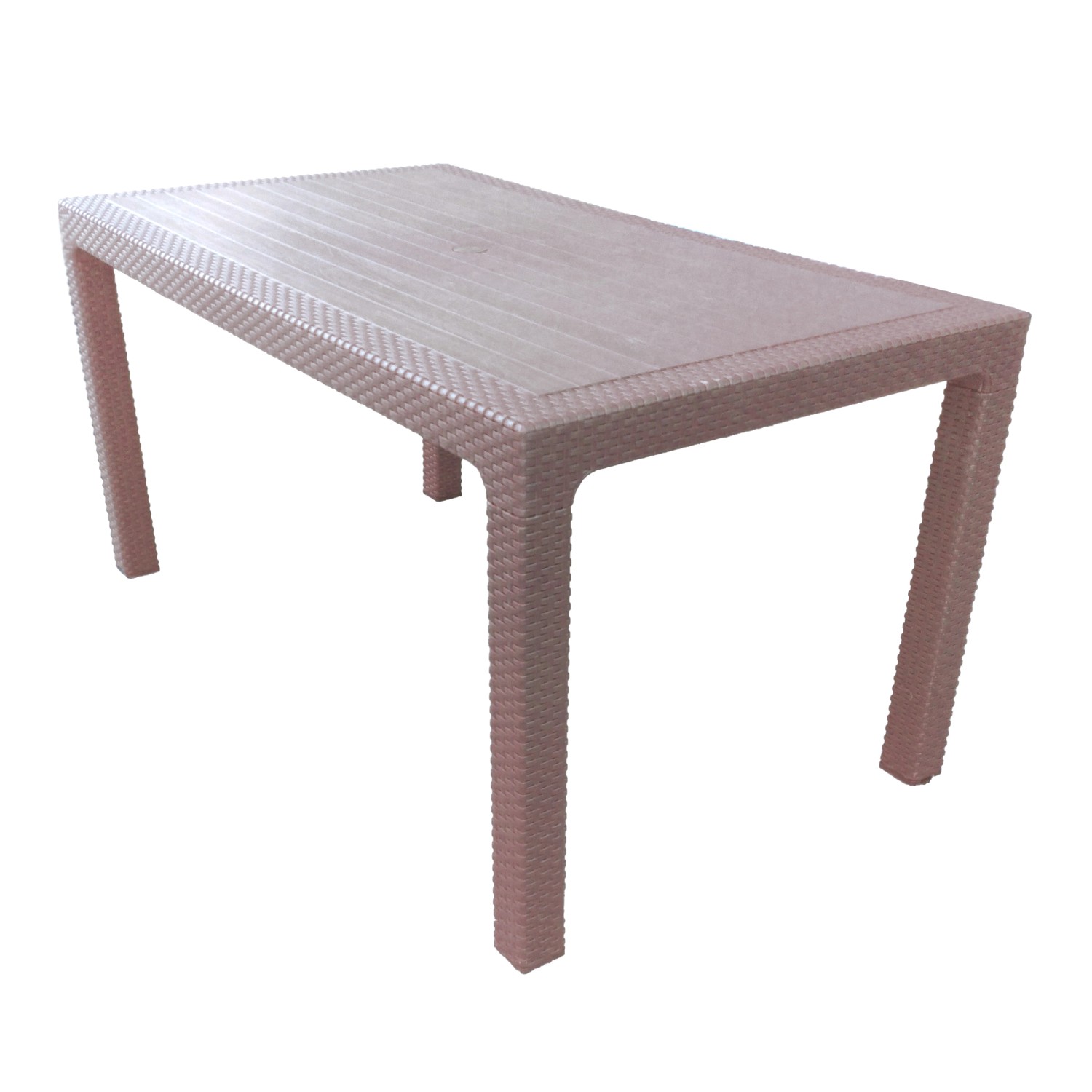 MEGA PLAST Stůl RATAN LUX wenge 120 x 75 x 75 cm