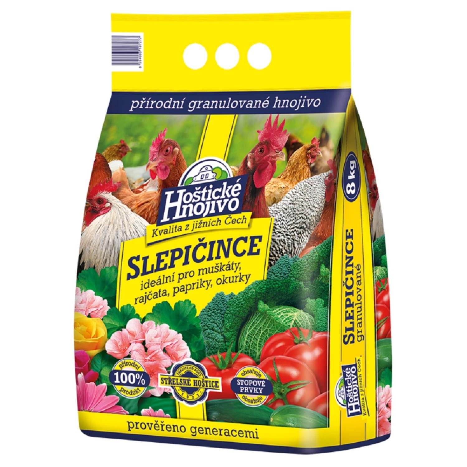 Forestina s.r.o. Hoštické hnojivo - slepičince granulované 8 kg