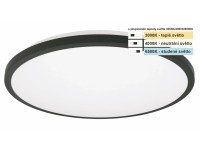 Top Light Koupelnové stropní LED svítidlo Onyx KS CCT 10W IP44 1000lm pr. 29 cm Top Light Koupelnové stropní LED svítidlo Onyx KS CCT 10W IP44 1000lm pr. 29 cm