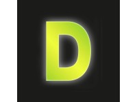 Conacord Reflexní domovní písmeno D, žluté, 8 cm