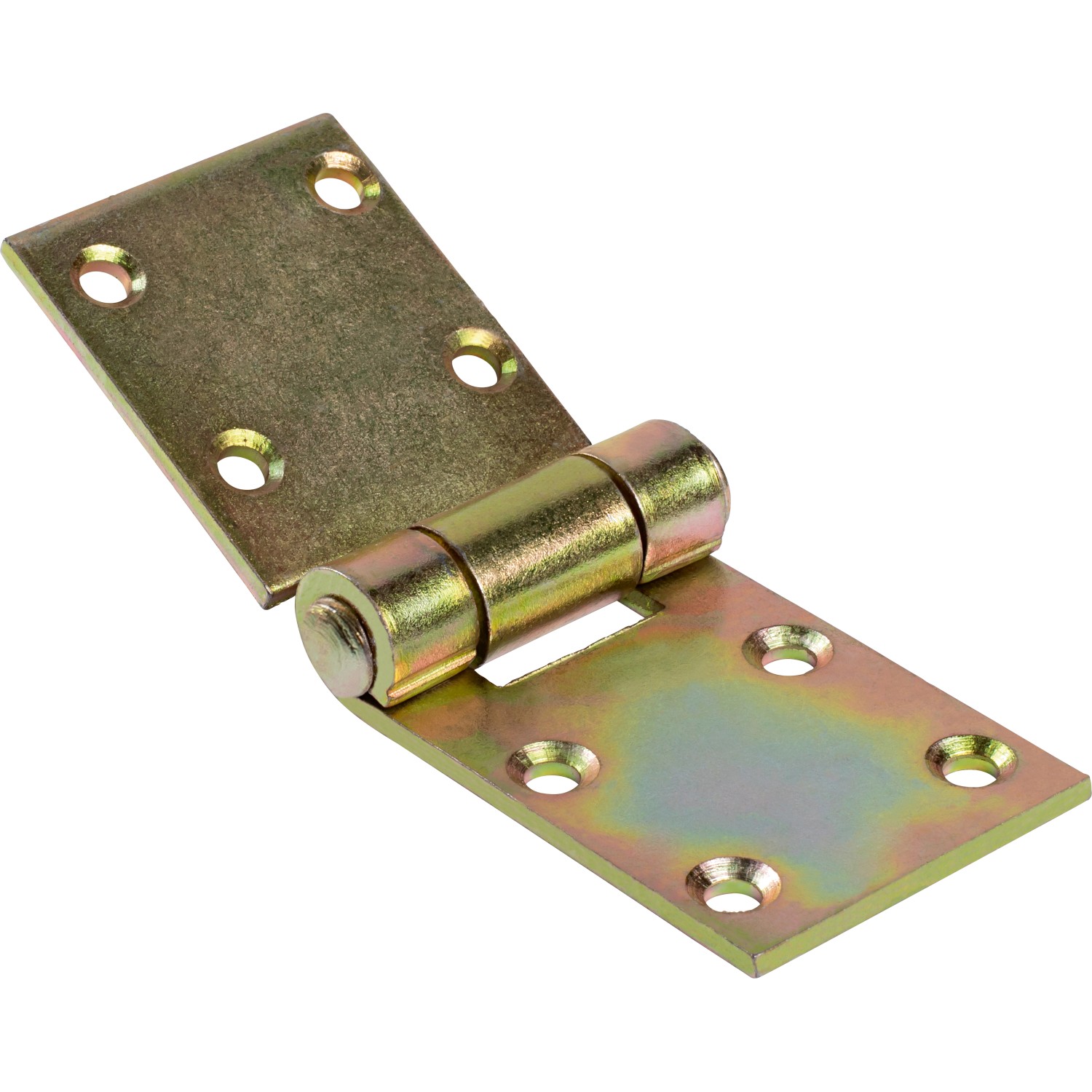 Silný závěs, žlutě pozinkovaný, 130 mm x 50 mm