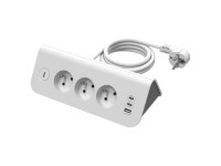 Prodlužovací kabel USB A+2C s držákem (34102)