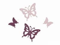 Crearreda Samolepící dekorace Purple Butterflies 3D Crearreda Samolepící dekorace Purple Butterflies 3D