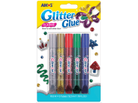 Amos Glitrové lepidlo se třpytkami 5 x 10,5 ml