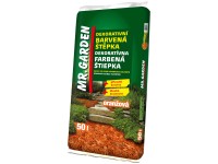 Mr.Garden Dekorační barvená štěpka, oranžová, 50 l