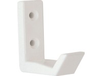 Háček H007 plast bílý 57,6 mm x 18,4 mm x 51,2 mm Háček H007 plast bílý 57,6 mm x 18,4 mm x 51,2 mm