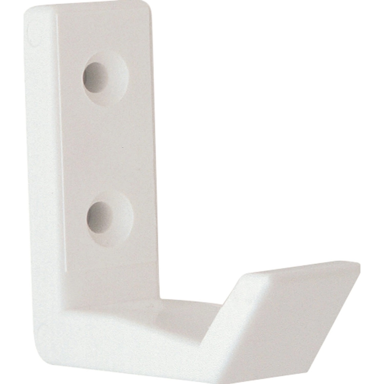 Háček H007 plast bílý 57,6 mm x 18,4 mm x 51,2 mm