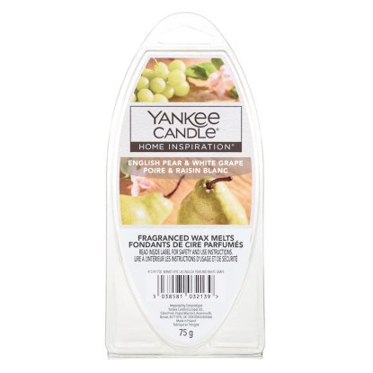 Yankee Candle Home Inspiration Vosk English Pear&White Grape, 16 x 7,5 cm